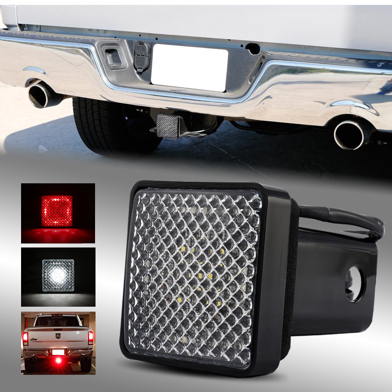 LED Run/Brake/Reverse Towing Hitch Cover Light for Class III 2